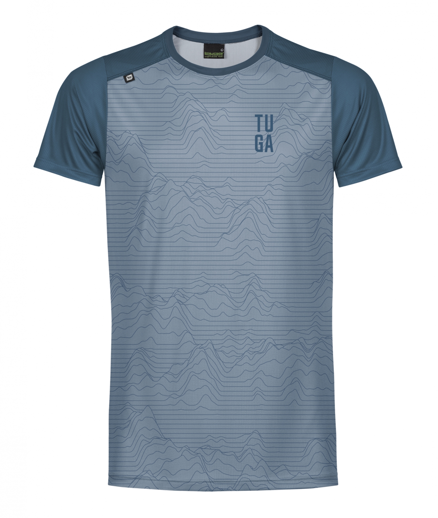 Camiseta Tuga Trail y Running Altitude Azul