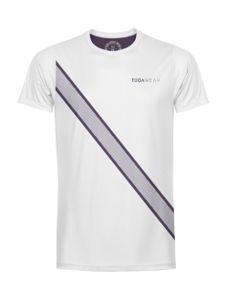 Camiseta Tuga Running Diagonal Blanca
