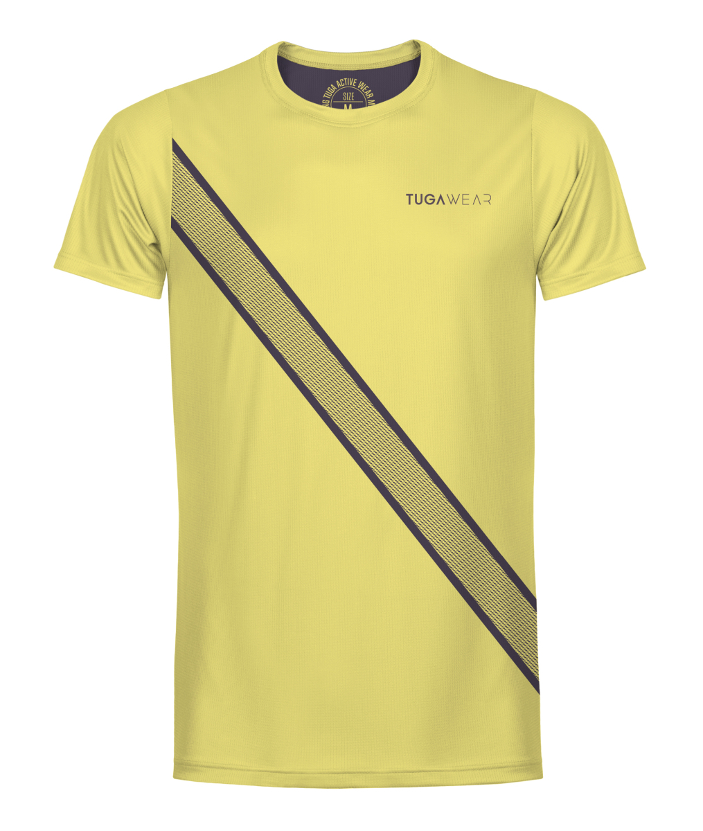 Camiseta Tuga Running Diagonal Blanca