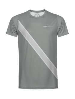 Camiseta Tuga Running Diagonal Blanca