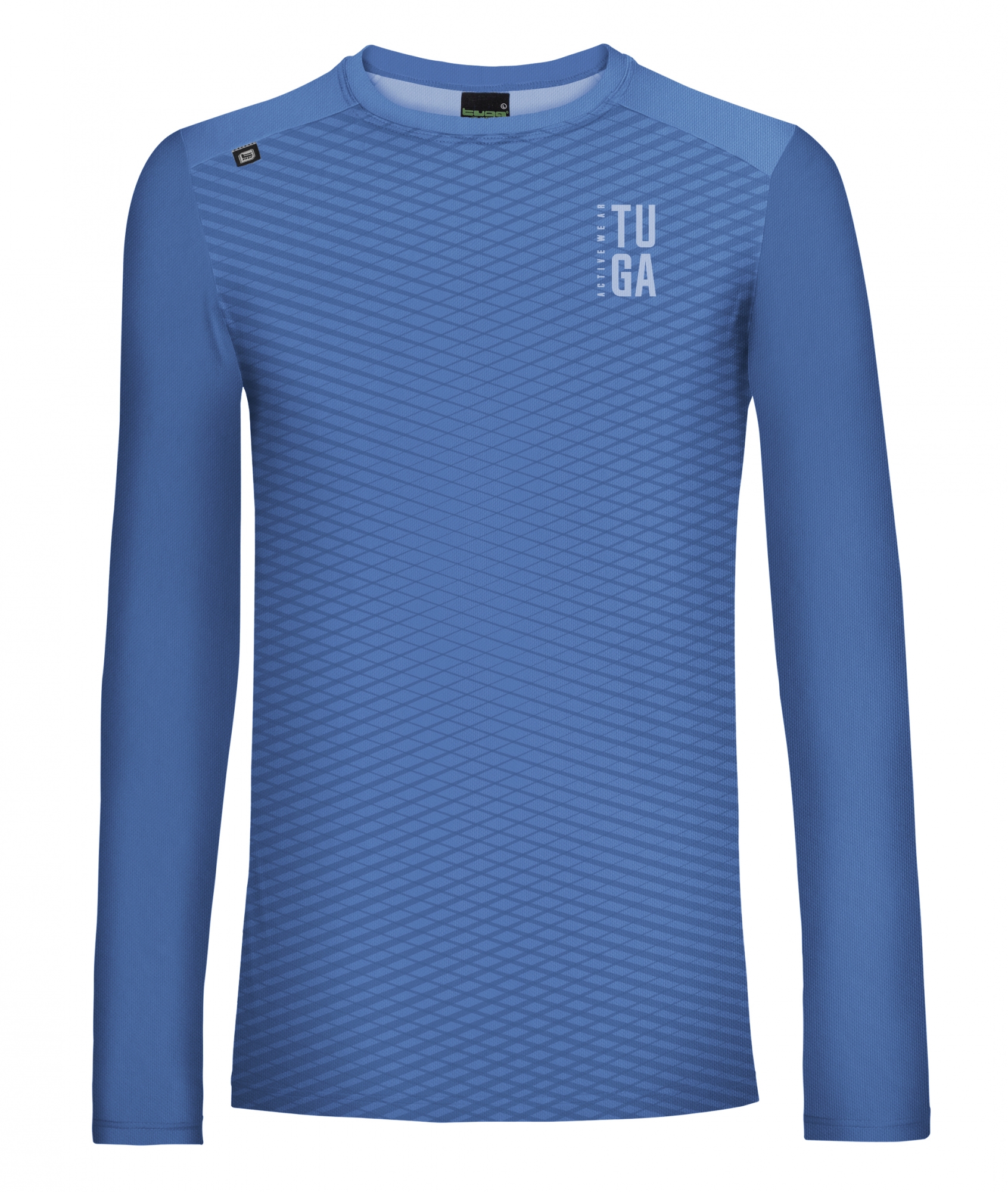 Camiseta Trail y Running Invierno Dgl Azul