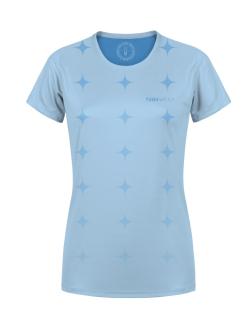 Camiseta Tuga Running Eixample Azul Mujer