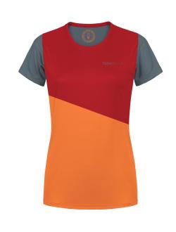 Camiseta Tuga Running Divided Unity Naranja Mujer