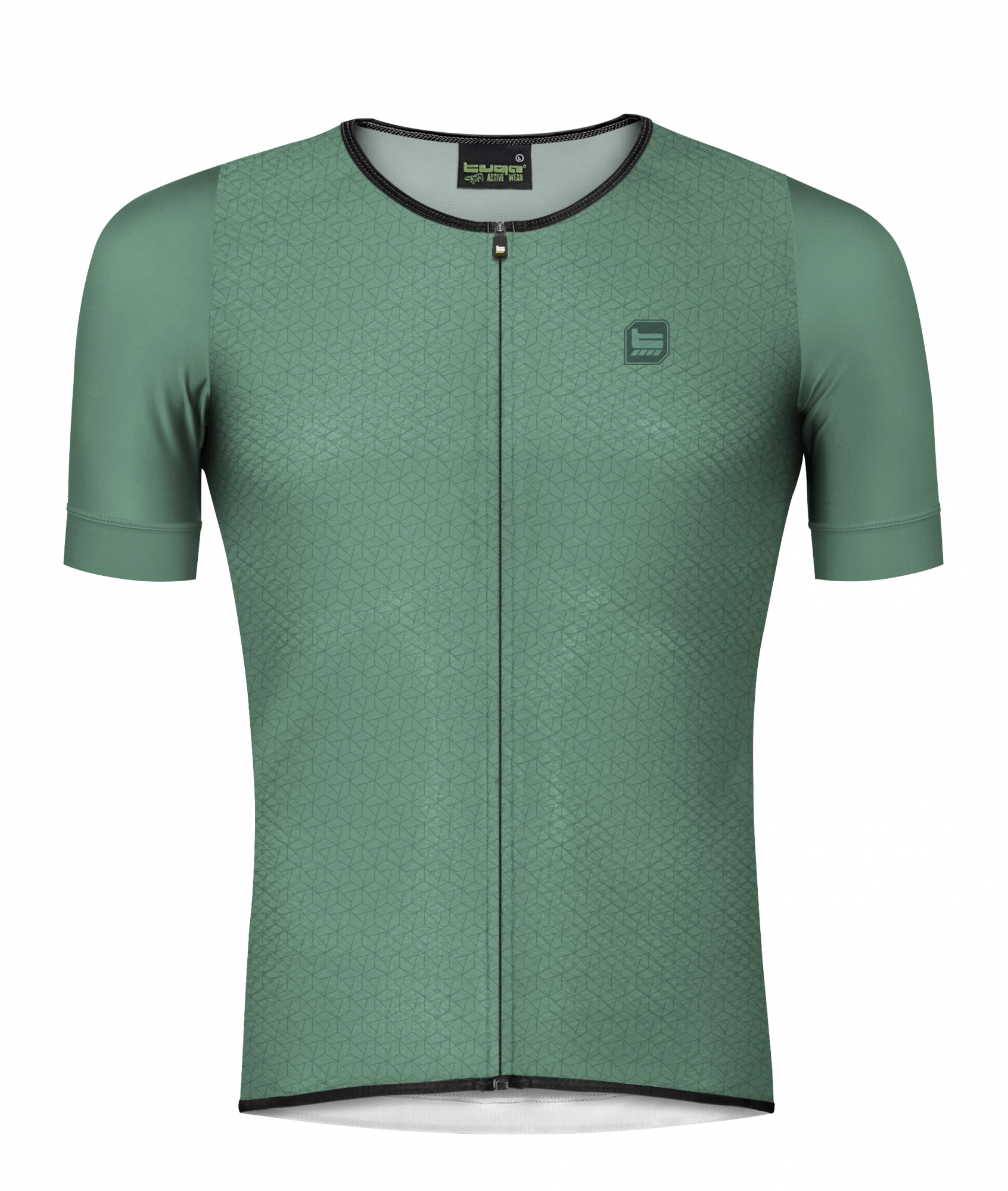 Maillot ciclismo técnico transpirable y aerodinámico Tuga Objective Verde