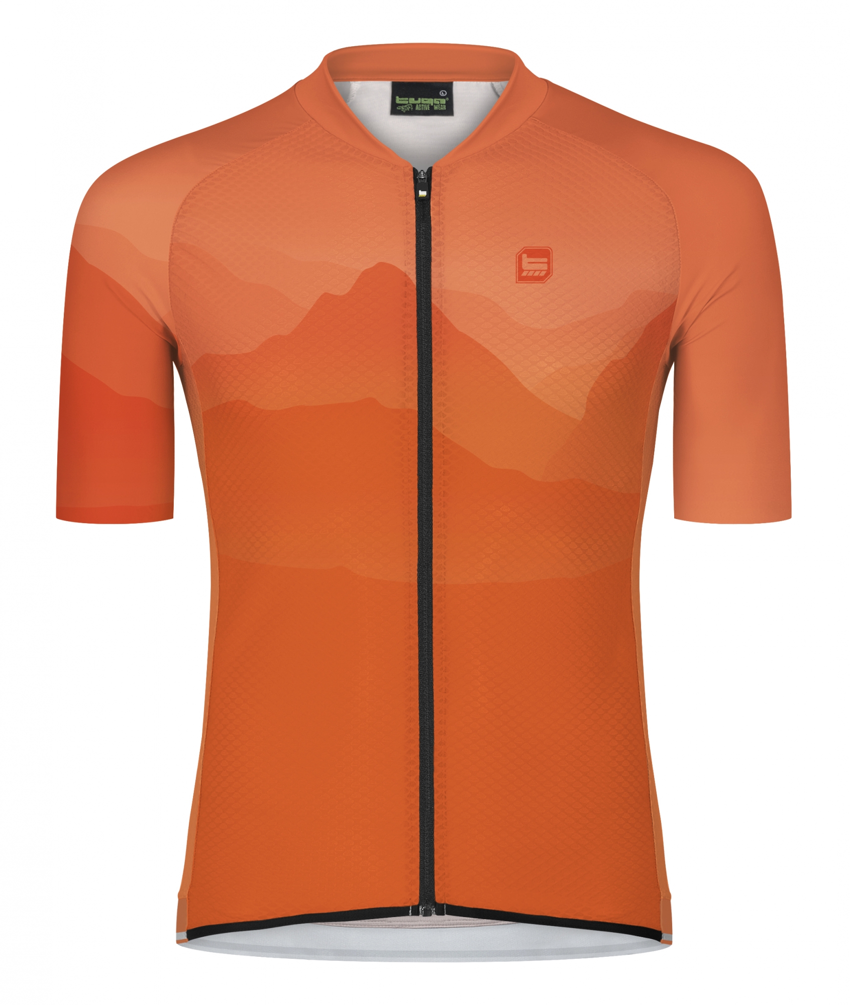 Maillot ciclismo técnico transpirable y ultrafino Tuga Peak Naranja