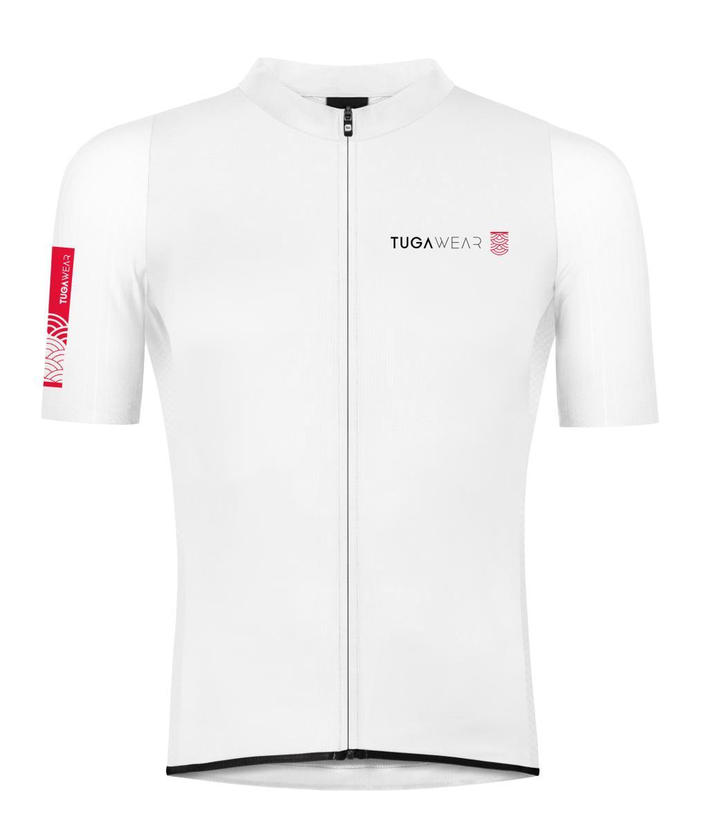 Maillot ciclismo técnico transpirable y aerodinámico Details Blanco