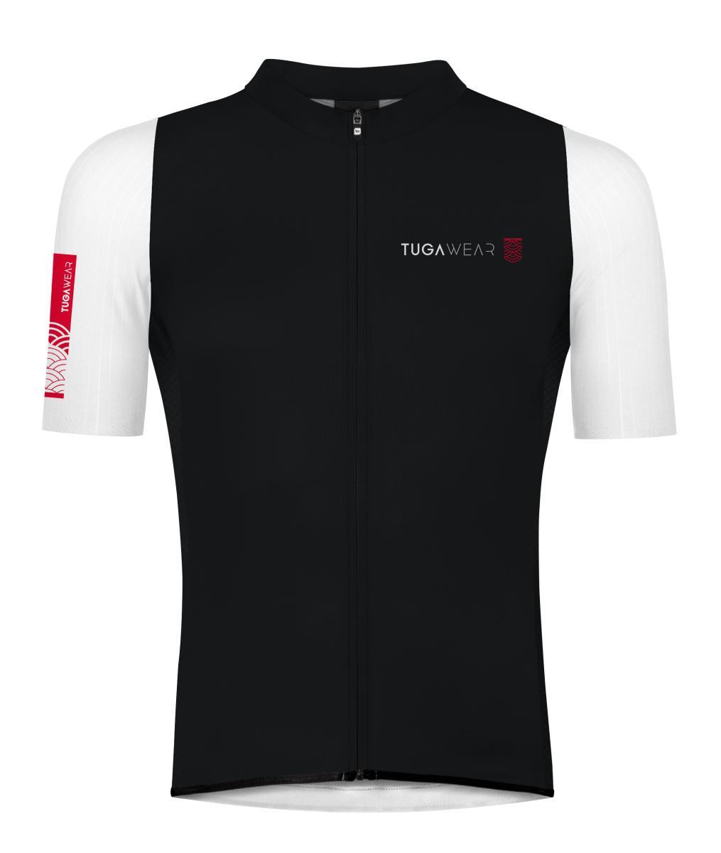 Maillot ciclismo técnico transpirable y aerodinámico Details Negro