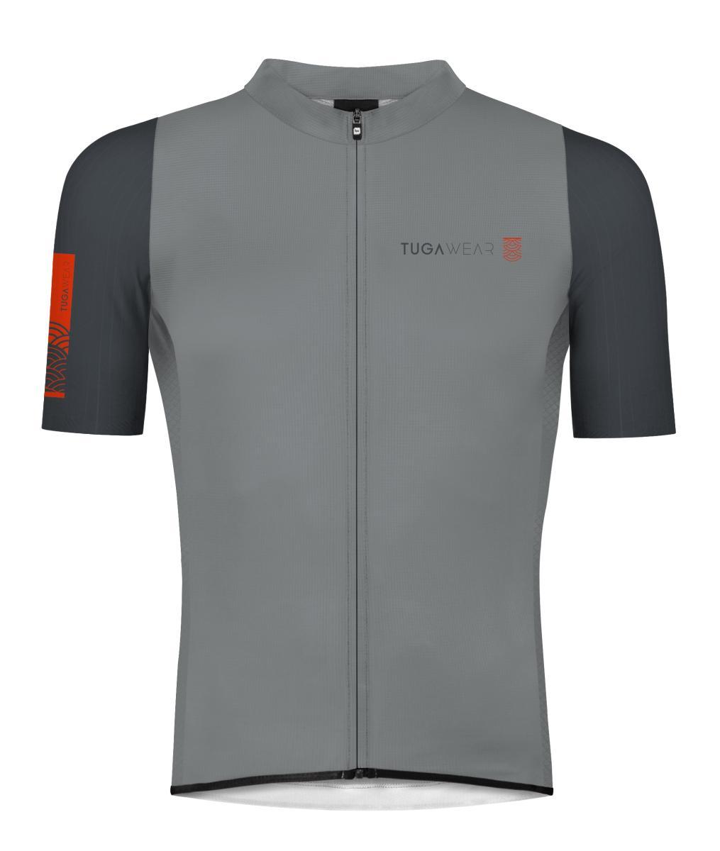 Maillot ciclismo técnico transpirable y aerodinámico Details Gris