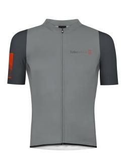 Maillot ciclismo técnico transpirable y aerodinámico Details Gris