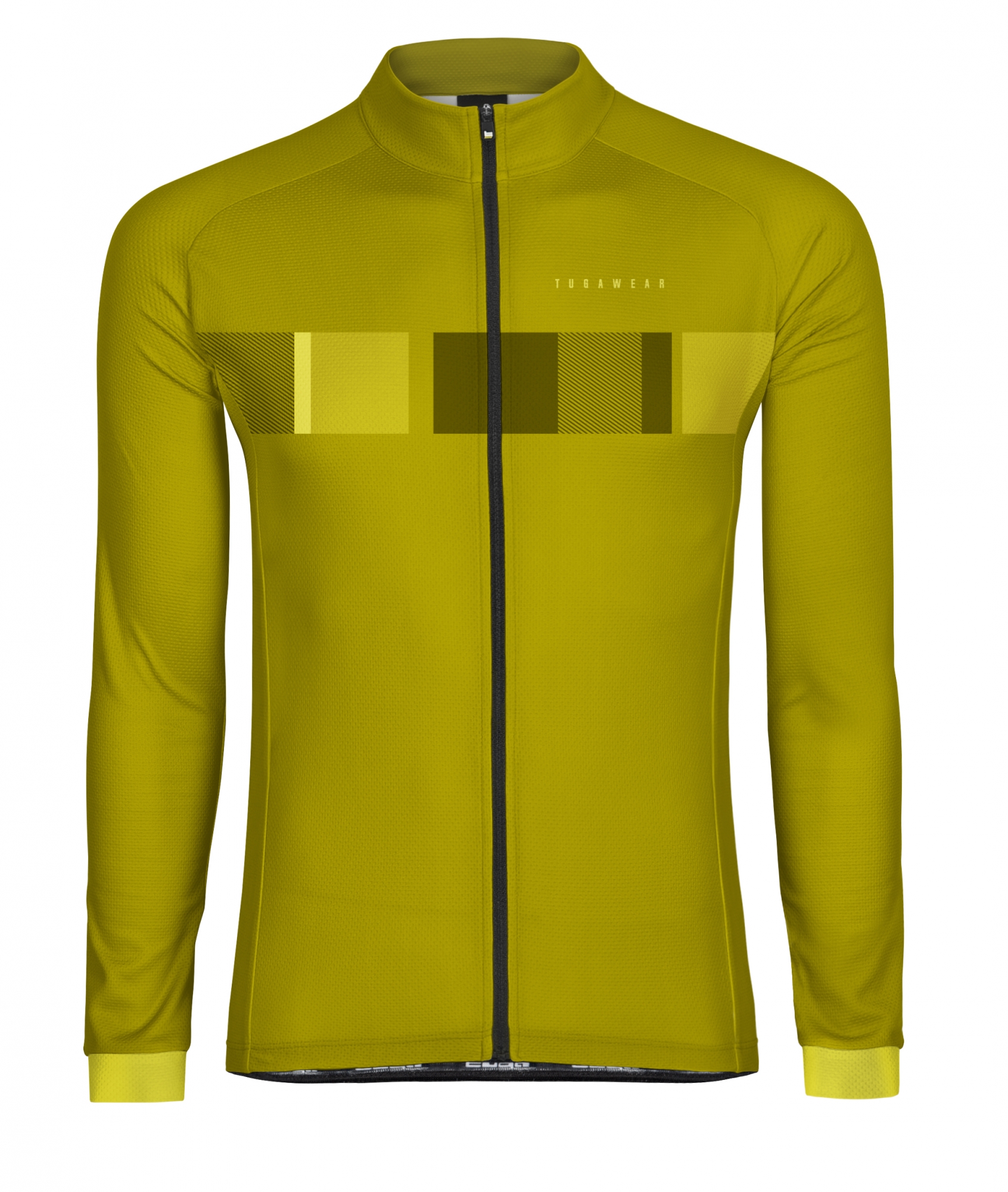 Maillot ciclismo técnico invierno térmico Tuga Code Amarillo