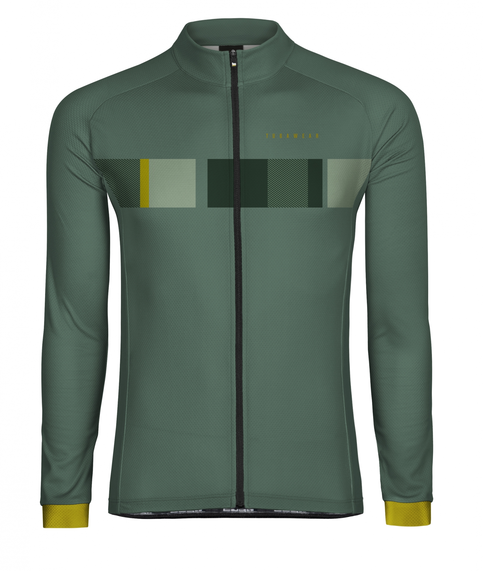 Maillot ciclismo técnico invierno térmico Tuga Code Verde