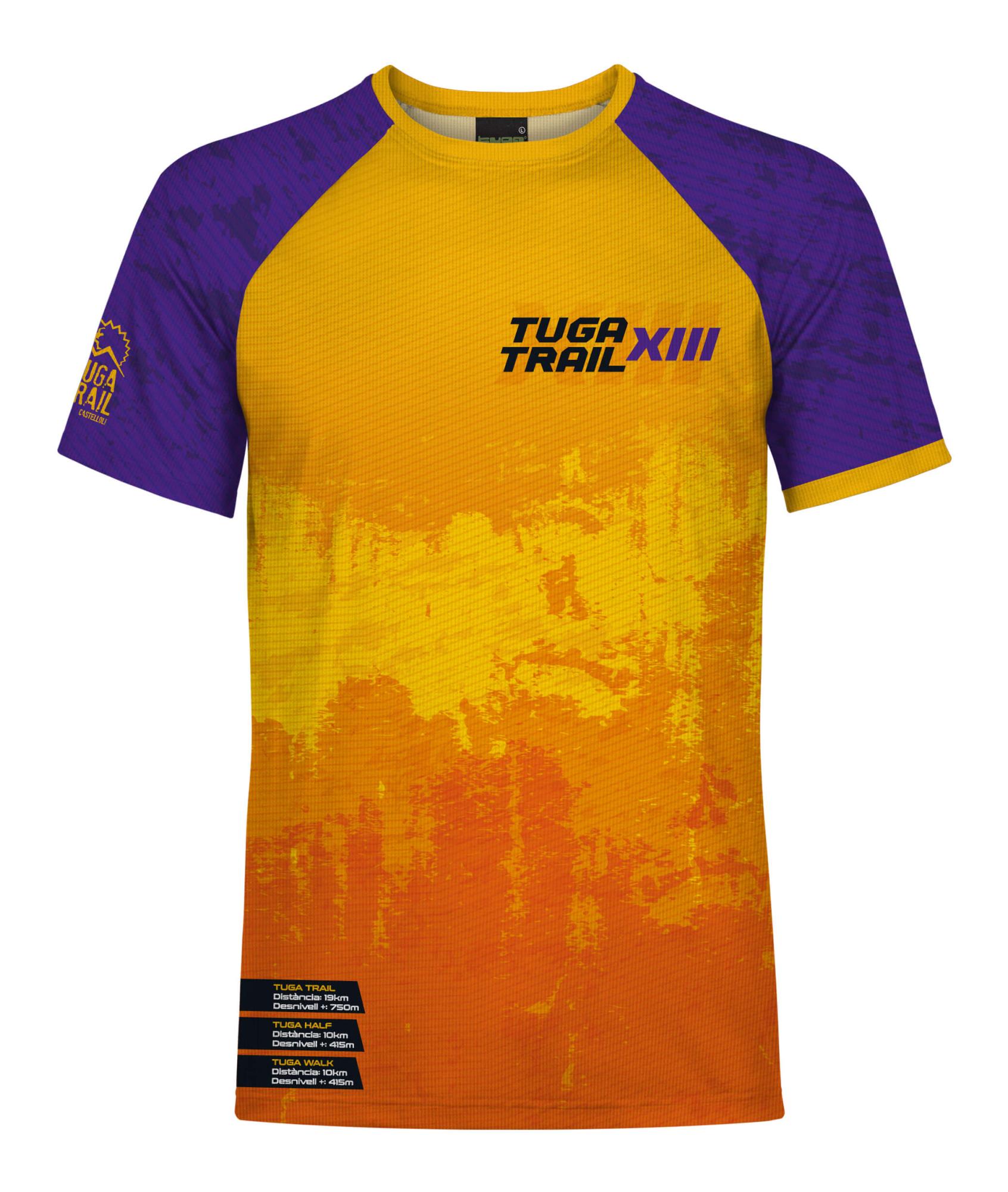 Camiseta técnica masculina en tejido Dry Tech, versátil y resistente, ideal para actividades outdoor y entrenamientos duros.