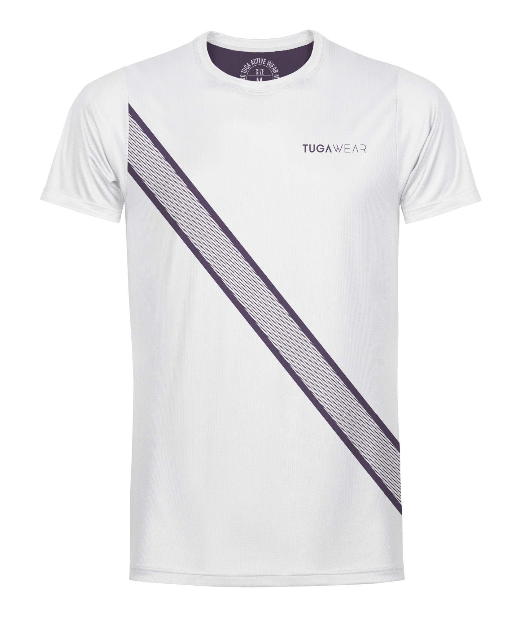 Camiseta técnica masculina ultraligera y elástica, ideal para entrenamientos y competiciones con secado rápido.