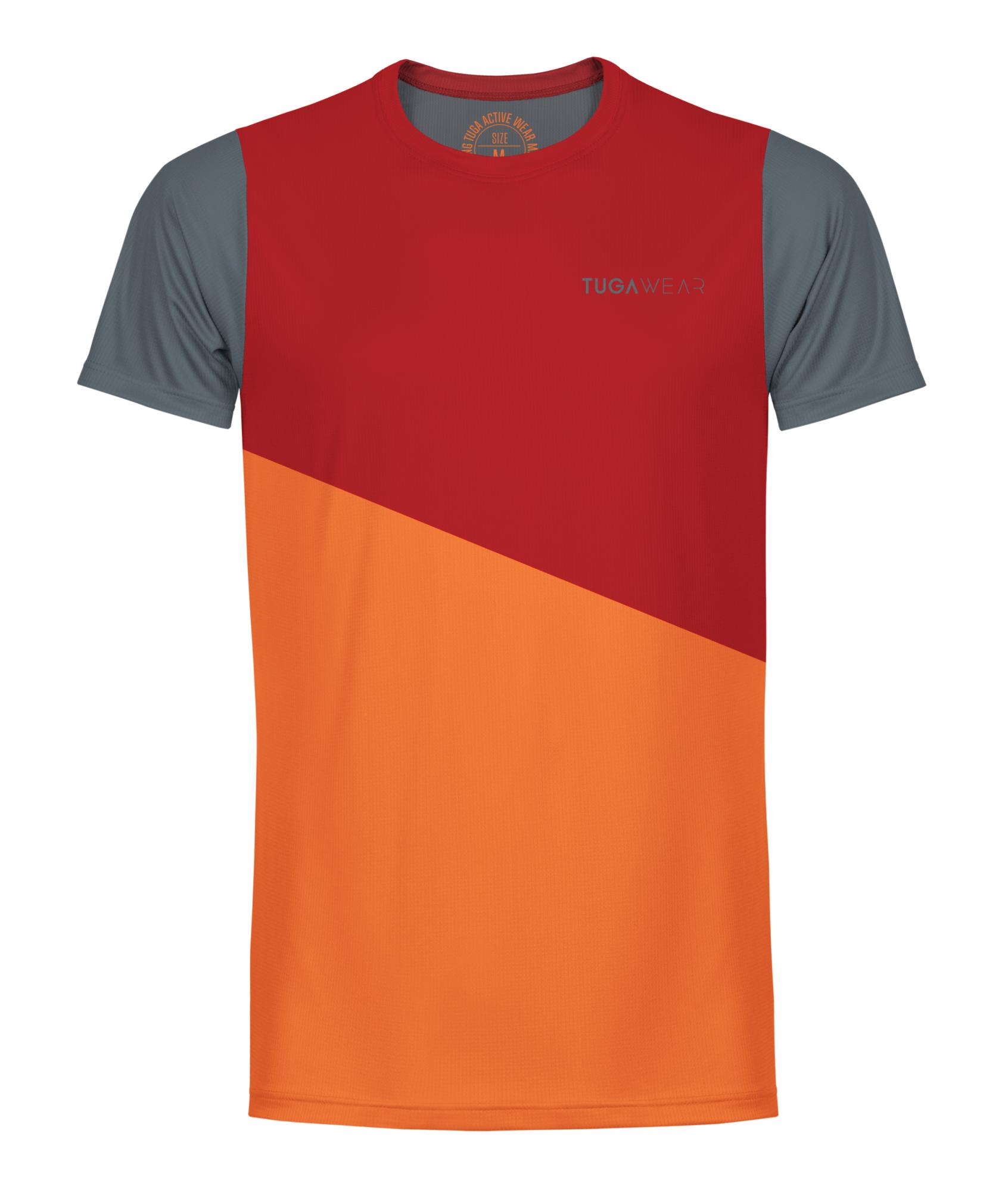 Camiseta técnica masculina ultraligera y elástica, ideal para entrenamientos y competiciones con secado rápido.