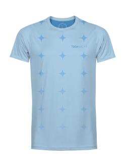 Camiseta técnica masculina ultraligera y elástica, ideal para entrenamientos y competiciones con secado rápido.