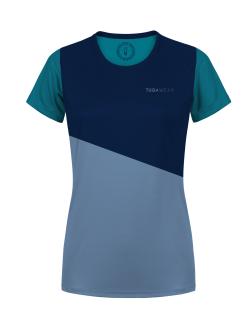 Camiseta técnica femenina ultraligera y elástica, ideal para entrenamientos y competiciones con secado rápido.