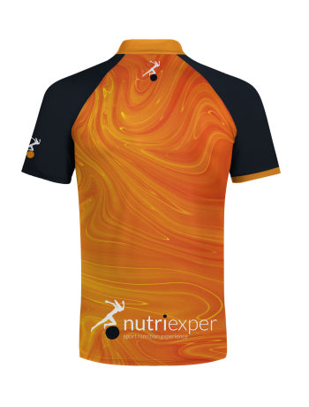 Maillot tècnic de trail masculí sense butxaques, amb teixit de reixeta als laterals.