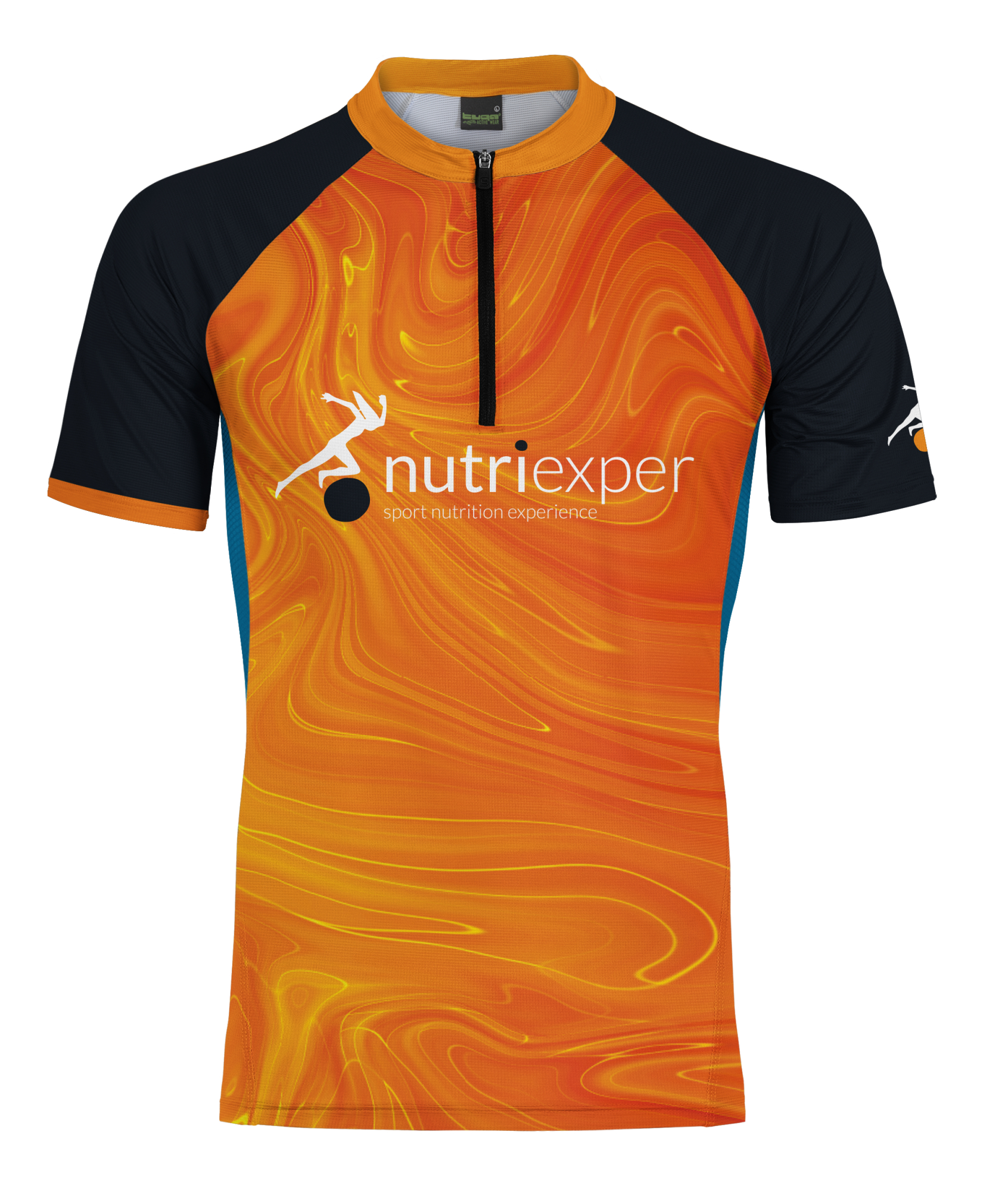 Maillot tècnic de trail masculí sense butxaques, amb teixit de reixeta als laterals.
