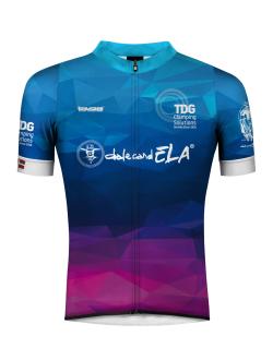 Maillot aerodinàmic unisex amb cremallera oculta i ajust cenyit.