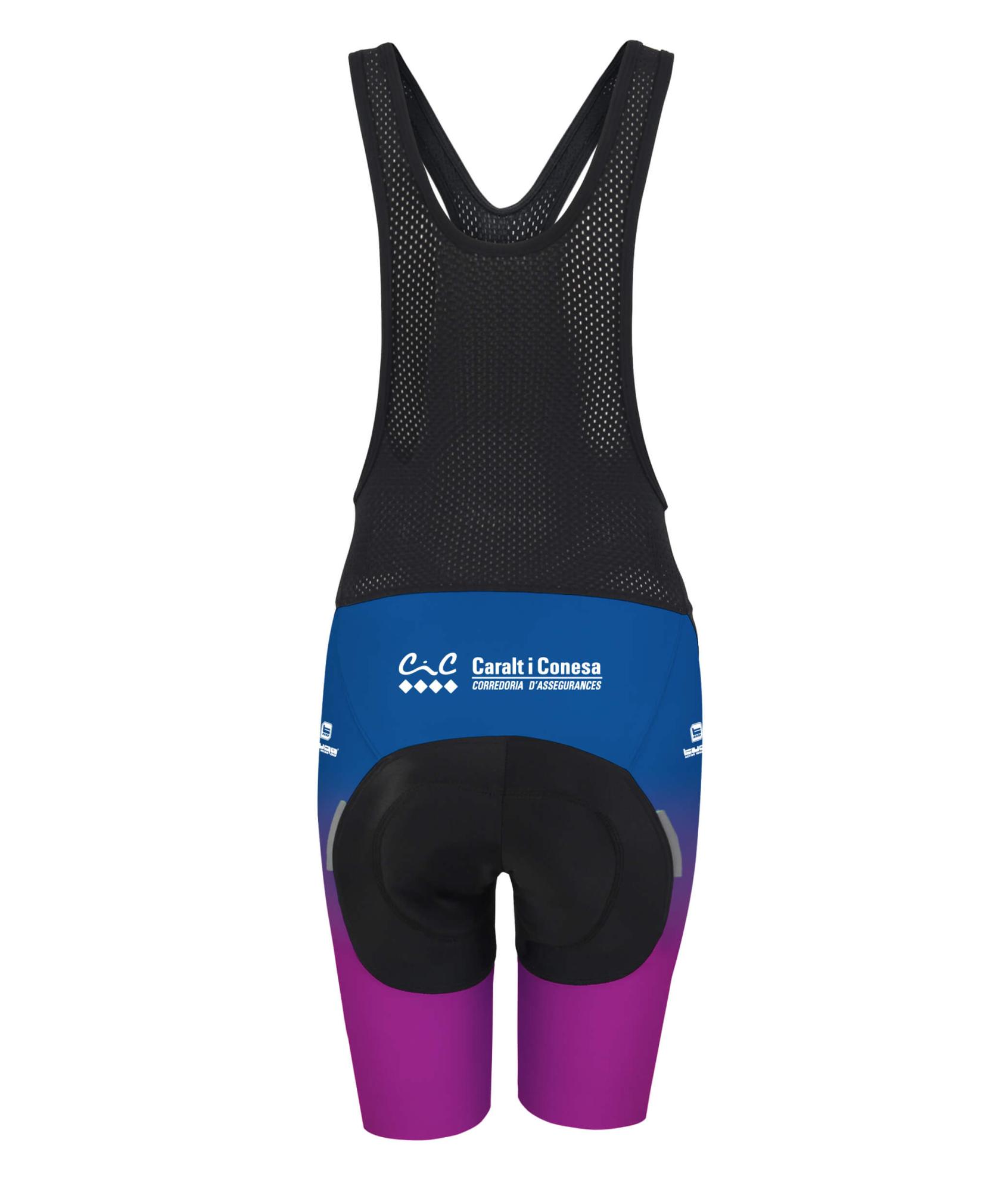 Culot femení model Platinum amb tirants ergonòmics i badana Carbon Tornado Pro Woman.