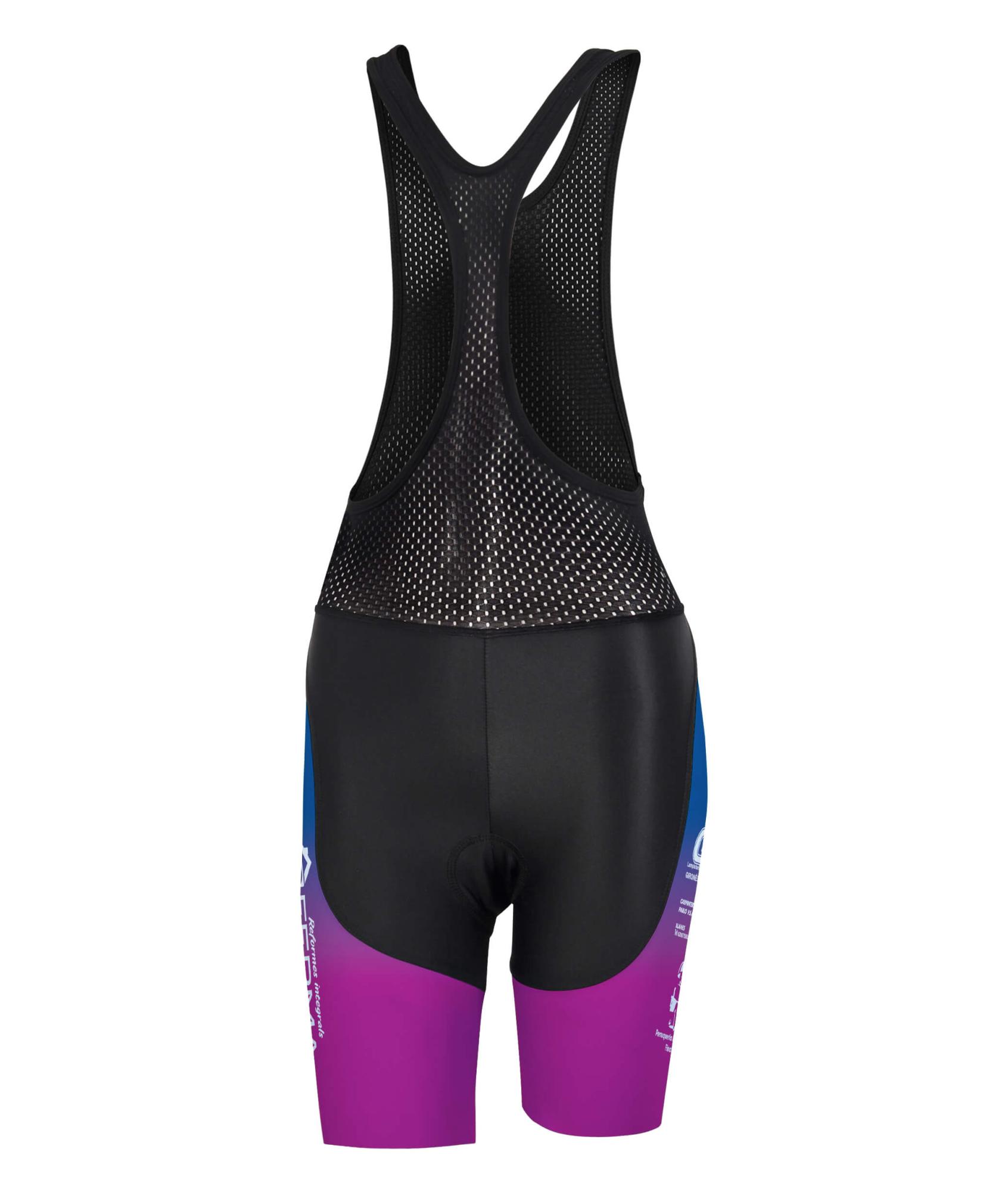 Culot femení model Platinum amb tirants ergonòmics i badana Carbon Tornado Pro Woman.