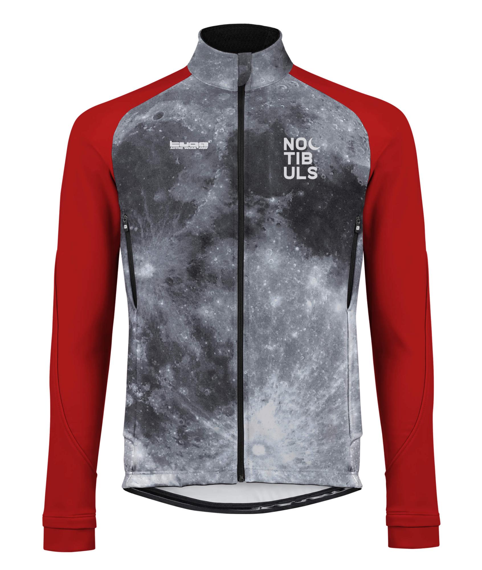 Chaqueta térmica para ciclismo con tejido Iceberg, reflectantes y bolsillos traseros, ideal para climas fríos y días de viento.