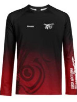 Camiseta de manga larga para invierno, perfecta para trail y running. Fabricada en tejido QDR50 y disponible en versión masculina.